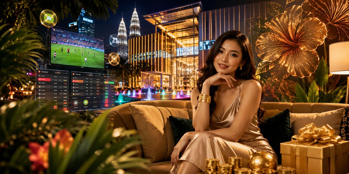 Pengguna Malaysia menyemak odds pertaruhan sukan di Kuala Lumpur